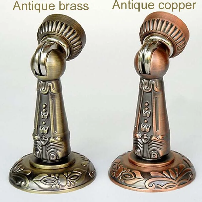 

2016 new Fashion vintage Europe style zinc alloy door stopper classical door stops strong magnetism
