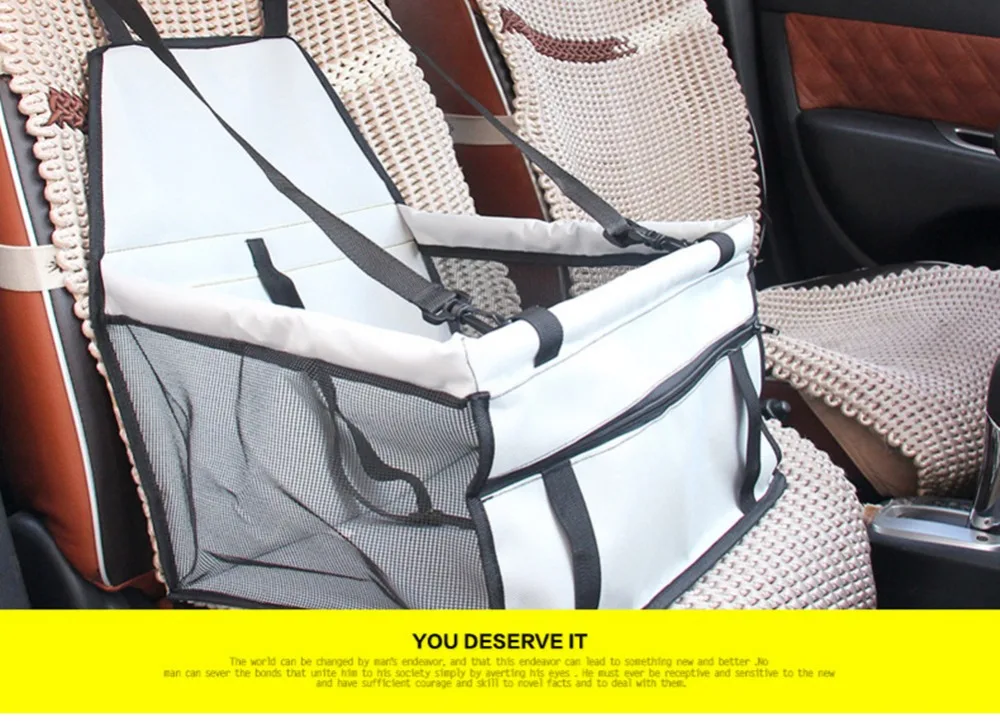 Собак Pet Carrier Pad Водонепроницаемый собака сиденье сумка Корзина товары для животных безопасно выполнять домик для кошки сумка для щенков собака автомобиль сумки для багажника