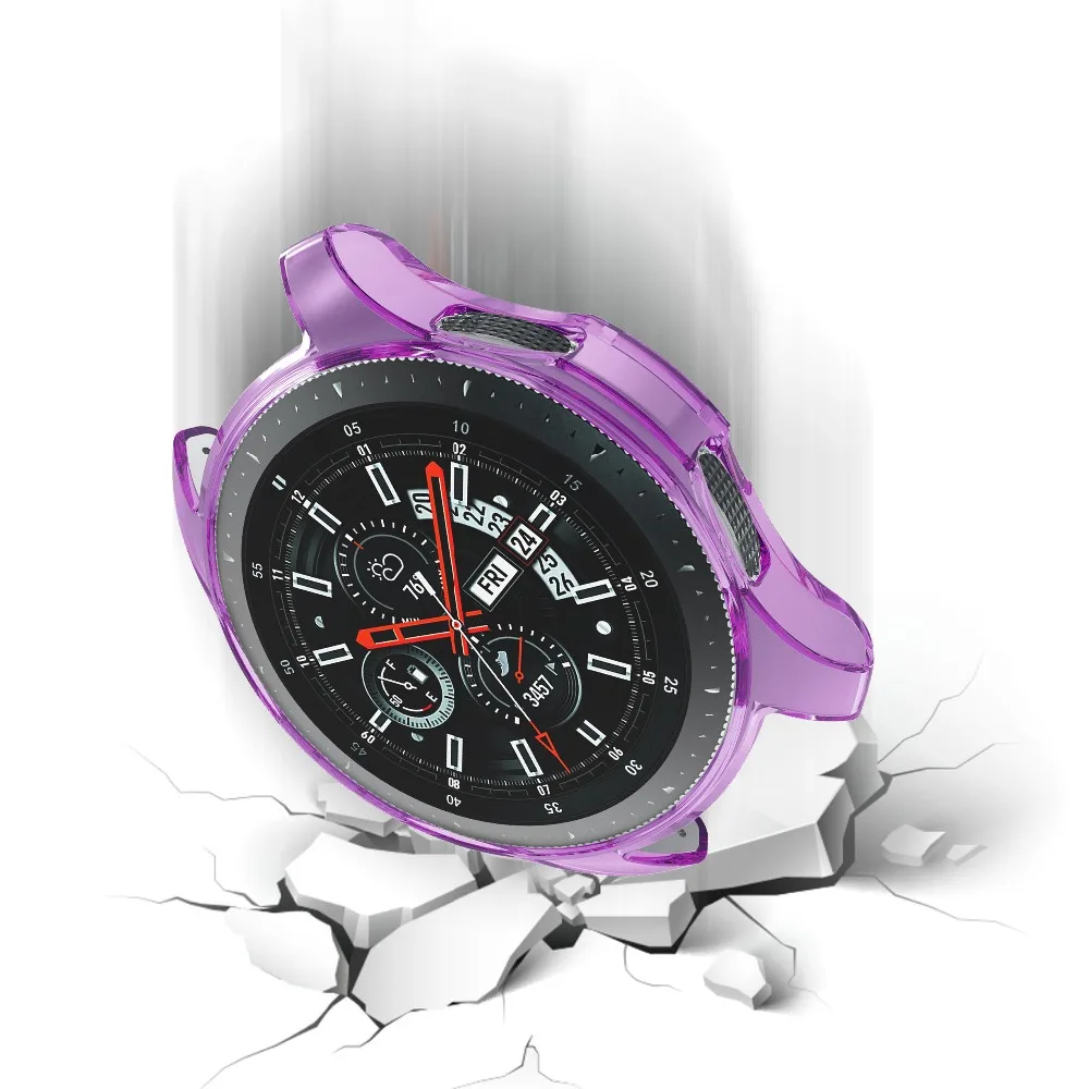 Gear S3 чехол Galaxy Watch 46 мм ультратонкий ТПУ Смарт-ремешок защитный чехол Чехол-бампер рамка для samsung gear S3 Frontier