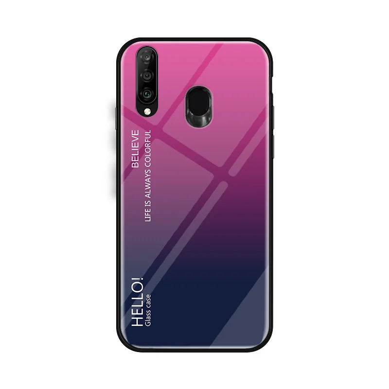 9 Чехлы для samsung Galaxy A50 A30 A70 A20 мраморный градиентный цветной стеклянный чехол для samsung Galaxy M30 M20 M10 A10 чехол - Цвет: 9
