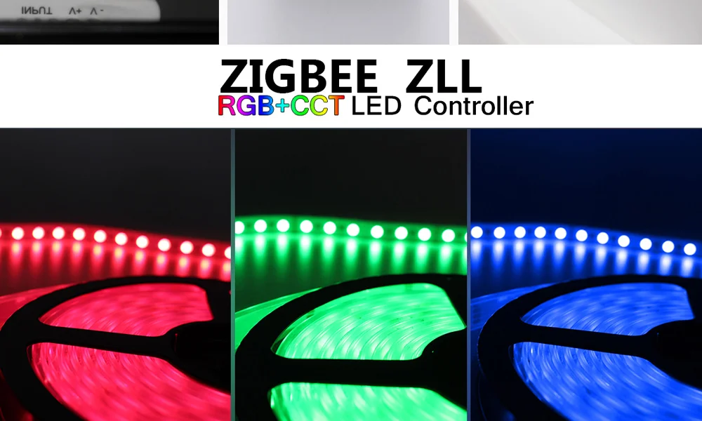 Zigbee RGBW RGB светодиодный контроллер для светодиодной ленты DC12V/24 В Zigbee Zll Link умный светильник RGB приложение управление совместимый светодиодный эхо