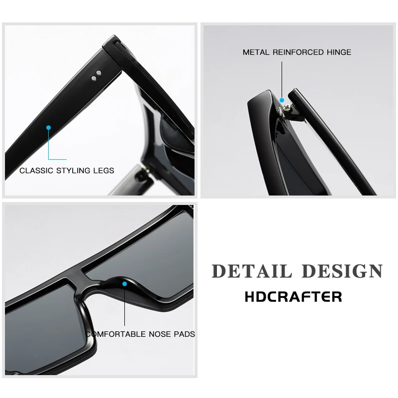 BRAND DESIGN Classic Sunglasses Men Women Driving Square Frame Sun Glasses Male UV400 Gafas De Sol | Аксессуары для одежды
