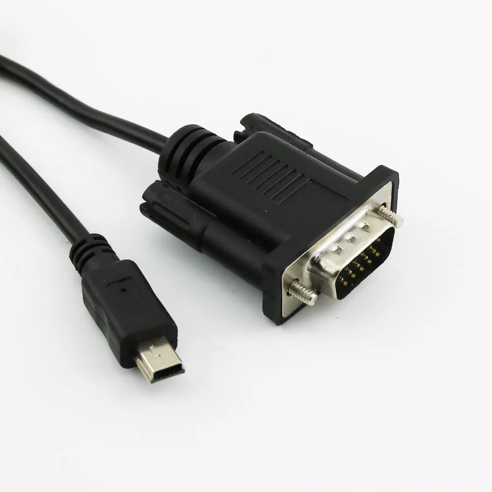 10 шт. мини-usb 5-контактный разъем для VGA DB15 D-SUB 15-контактный кабель-адаптер