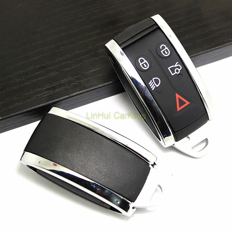 10 шт. PINECONE для ключа оболочки JAGUAR XF XK XKR X-Тип S-Тип Remote Key 5 кнопки ключ чехол с Uncut