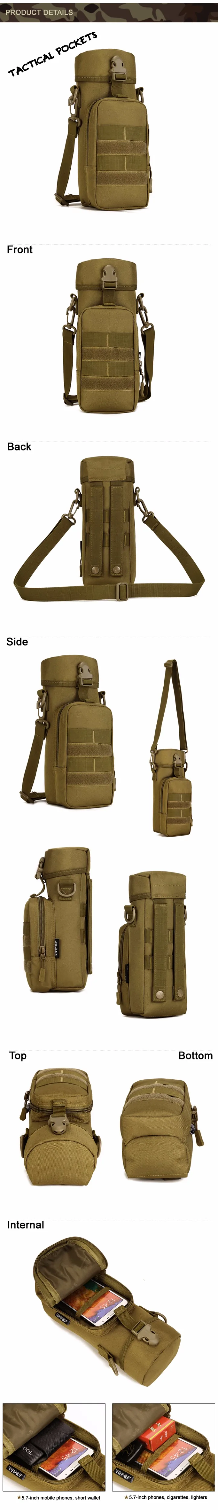 MOLLE PALS сотовый телефон Койот коричневый маленький мини пряжка wargame утилита выживания пакет кошелек сумка Новинка