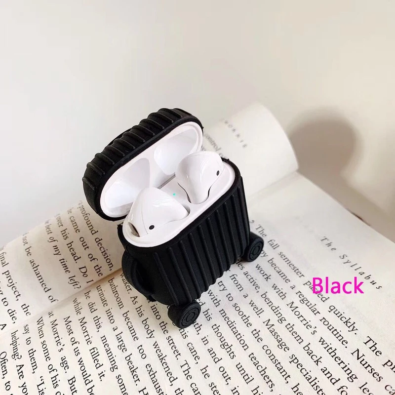 A Чехол для Apple Airpods, Мягкий Силиконовый противоударный чехол для AirPods, уплотненные наушники, защитная пленка, чехол - Цвет: A