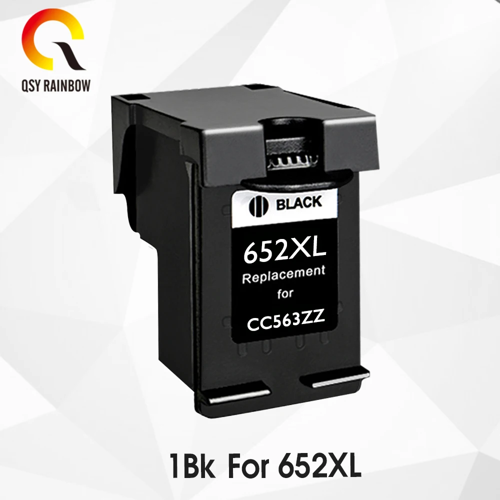 

QSYRAINBOW 652XL Refilled Ink cartridge replacement for HP 652 XL for HP Deskjet 1115 1118 2135 2136 2138 3636 3835 4536