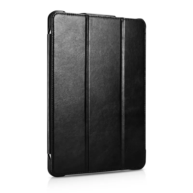Icarer натуральная кожа планшет чехол для iPad Pro 11 дюймов крышка магнит смарт-чехол для Apple iPad Pro 1" Ультра Тонкий Стенд Сумка - Цвет: Black