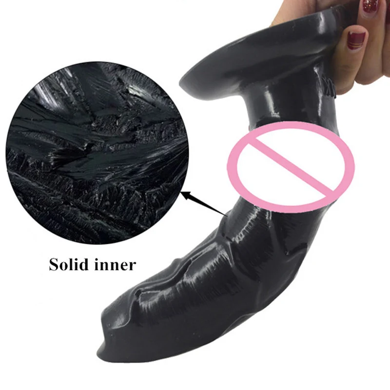 Большая собака дилдо большой анальный штекер реалистичный пенис животное