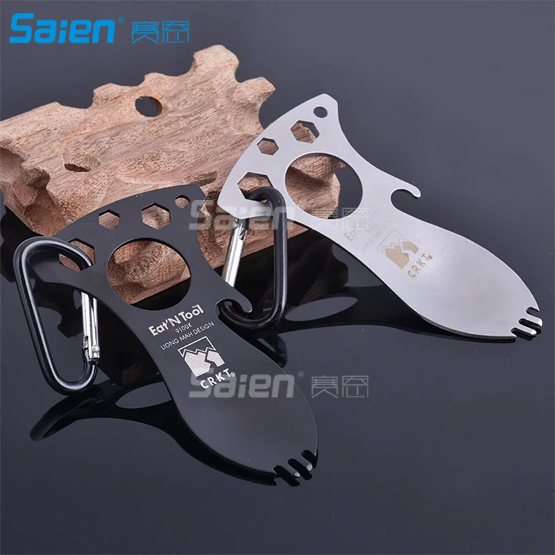 Карманная открывалка для бутылок EDC ложка отвертка кемпинг Выживание