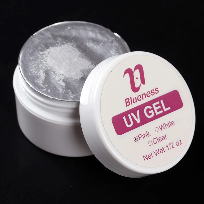 УФ гель для наращивания ногтей 1 шт. гелевые накладные насадки маникюра 3 вида