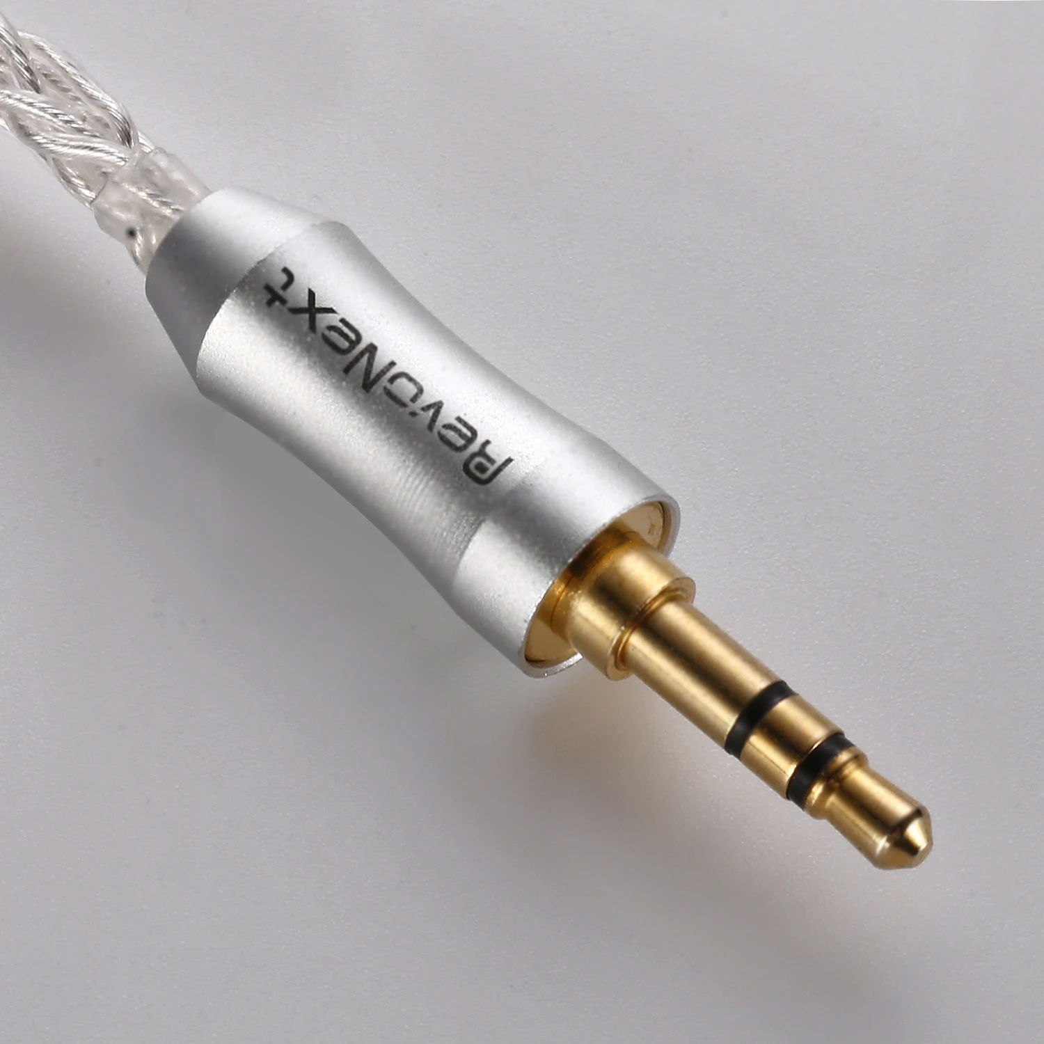 RevoNext 8 ядерный обновленный посеребренный съемный кабель IEM 3 5 мм штекер 2 контакта