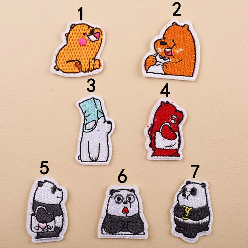 Милые DIY маленькие животные полярный медведь одежда с пандой украшения наклейки |