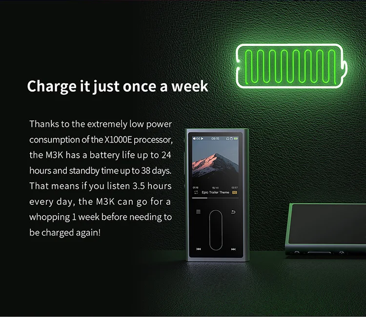 FiiO M3K Спорт Аудио Мини ЖК-экран Mp3 плеер Музыка Аудио Mp 3 с голосовой Recoder для студентов, дети с наушниками EM3K опционально