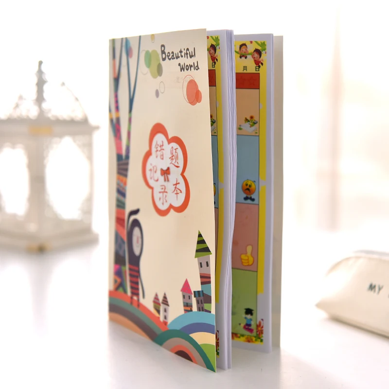 Блокнот с коррекцией ошибок для детей и студентов плотный мультяшный блокнот 16