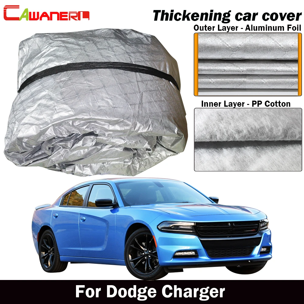 Cawanerl для Dodge Charger полное автомобильное покрытие водонепроницаемая хлопковая
