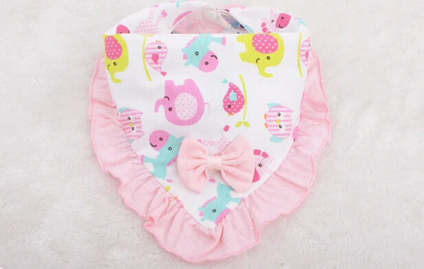 Pattern Cute Cartoon Infant Animal Cotton Baby Towel Toddler bib Bandana Waterproof Scarf Saliva 20% off | Мать и ребенок