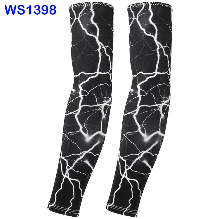 WS1398 Мужские Гетры WildSurfer для езды на велосипеде, тату-рукава для женщин, для бега, защита от солнца, охлаждающий рукав, баскетбольный, спортивный рукав FS55 - Цвет: WS1398