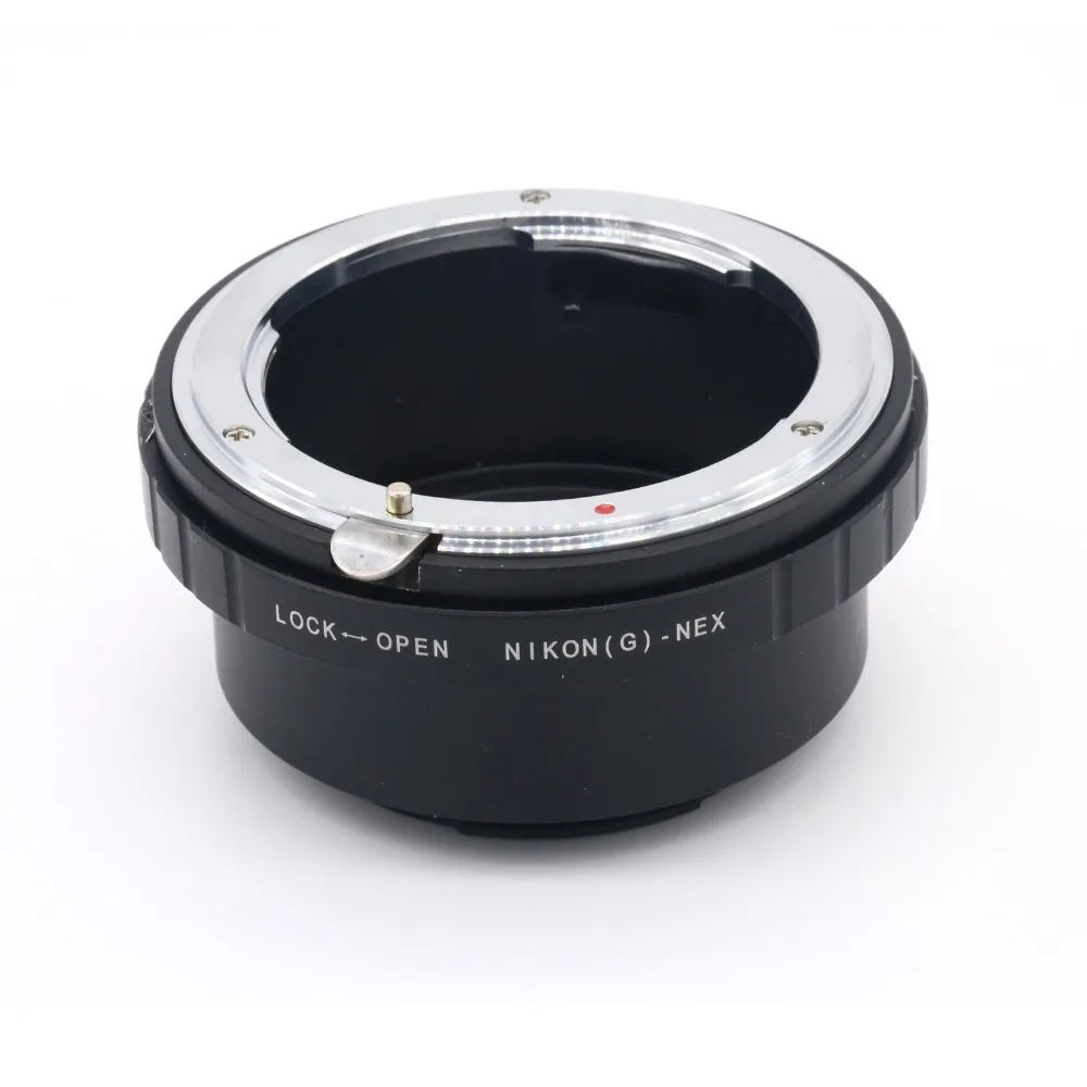 Адаптер для крепления объектива с циферблатом диафрагмы Nikon G DX F AI S D type Sony E-Mount NEX