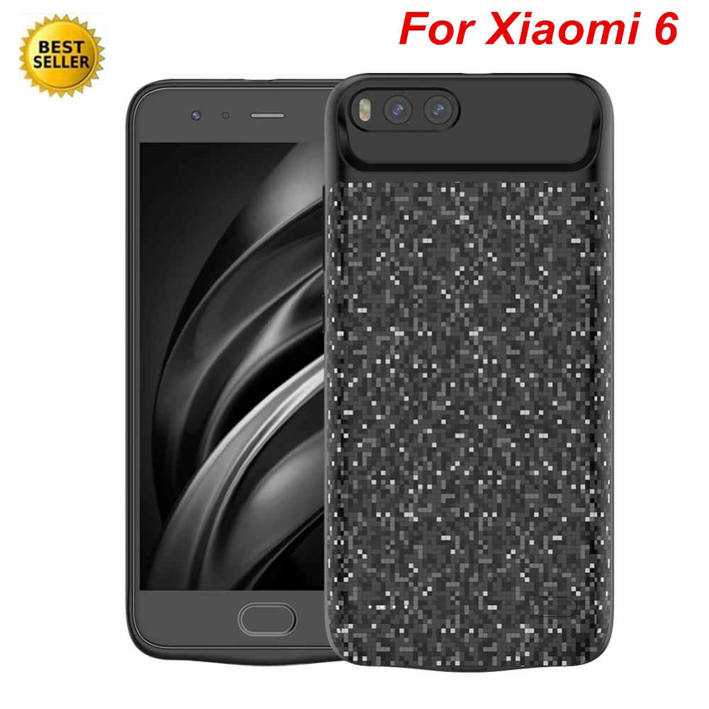 Для Xiaomi Mi 6 Чехол для зарядного устройства 5500 мАч Внешний умный чехол для резервного копирования power Bank для Xiaomi Mi 6 Чехол для зарядного устройства
