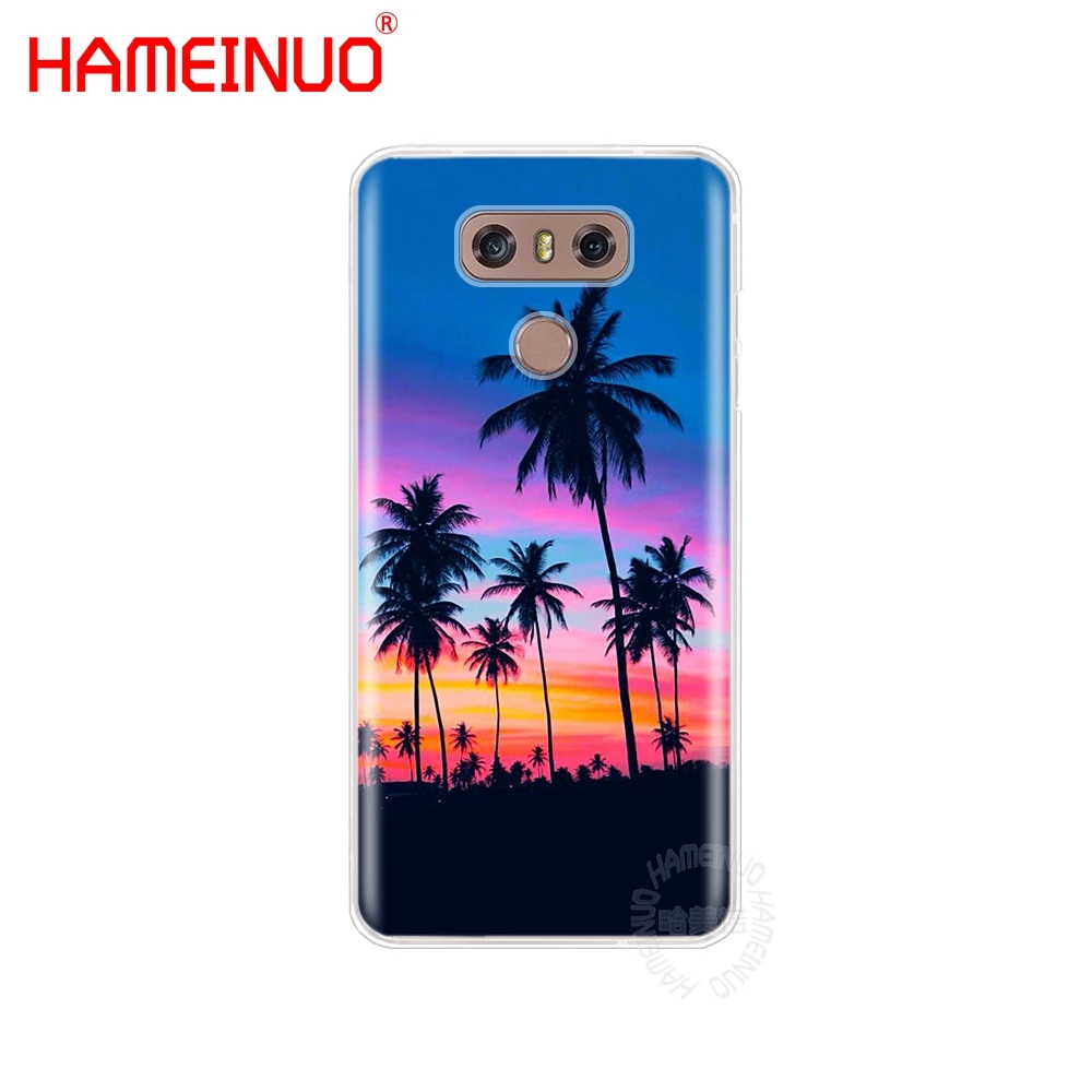 Чехол для телефона HAMEINUO Летний Пляжный чехол LG Q6 G6 MINI G5 K10 M250N 2017 2016 X POWER 2 V20