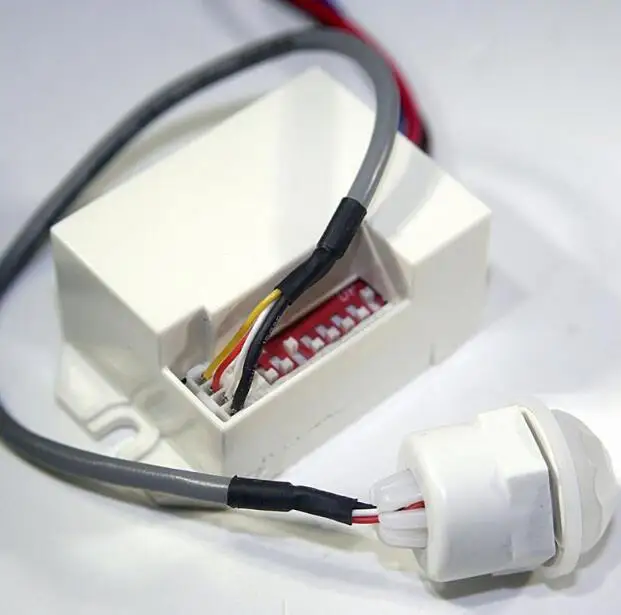 

new DHL 1000 pieces High Quality AC 220V Infrared PIR IR Motion Sensor Switch For LED Light Bulb 800W Max life time warranty