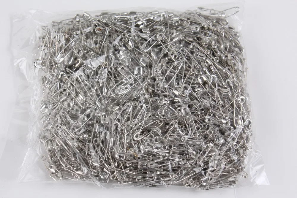 2000 шт маленькие серебряные защитные булавки для одежды размером 4/5 ''Длина (18