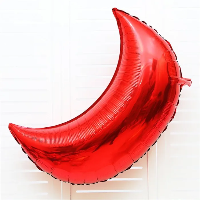 K3-S5-Moon Red 5 шт. фольгированные воздушные шары в виде красного сердца Свадебные Воздушные шары из фольги в форме звезды воздушные шары в форме Луны гелиевые шары для свадьбы, дня рождения, украшения для детских воздушных шаров - Цвет: K3-S5-Moon Red