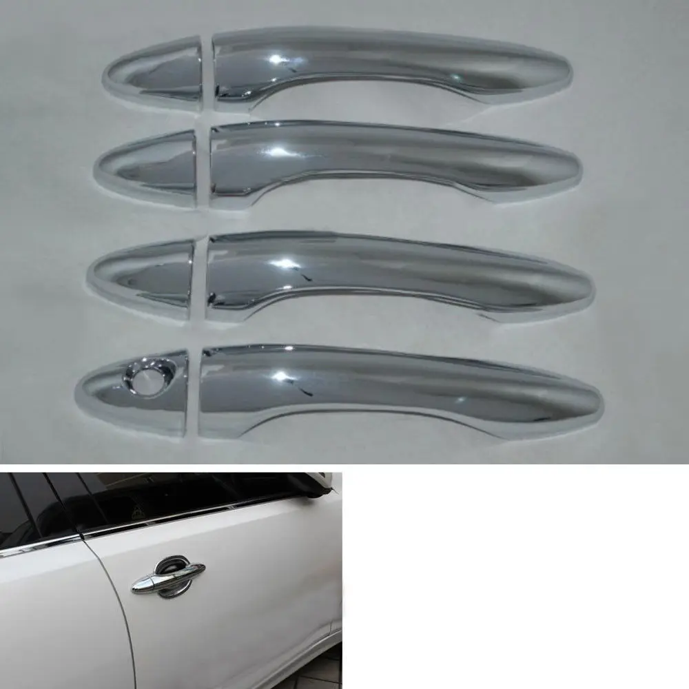 New 8pcs/set ABS Car Chrome Door Handle Catch Cover Trims Sequined Garnished Bezel For 2011-2013 Optima K5 Styling | Автомобили и
