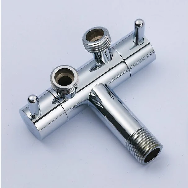 Сменные детали для смесителя хромированный латунный треугольный запорный