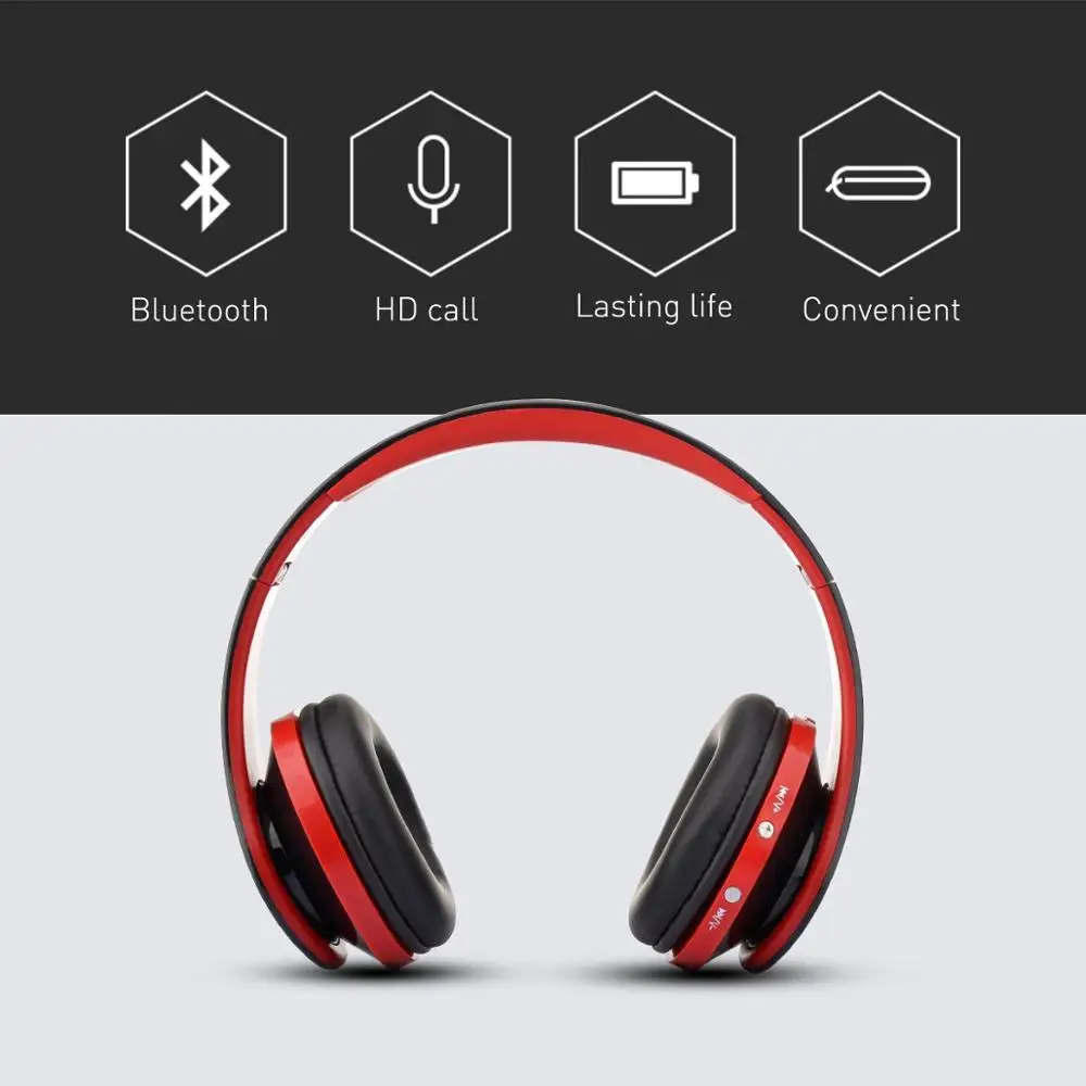 KOOYUTA Bluetooth гарнитура Беспроводные наушники стерео складные спортивные музыкальные наушники с микрофоном гарнитура для iPhone samsung смартфон
