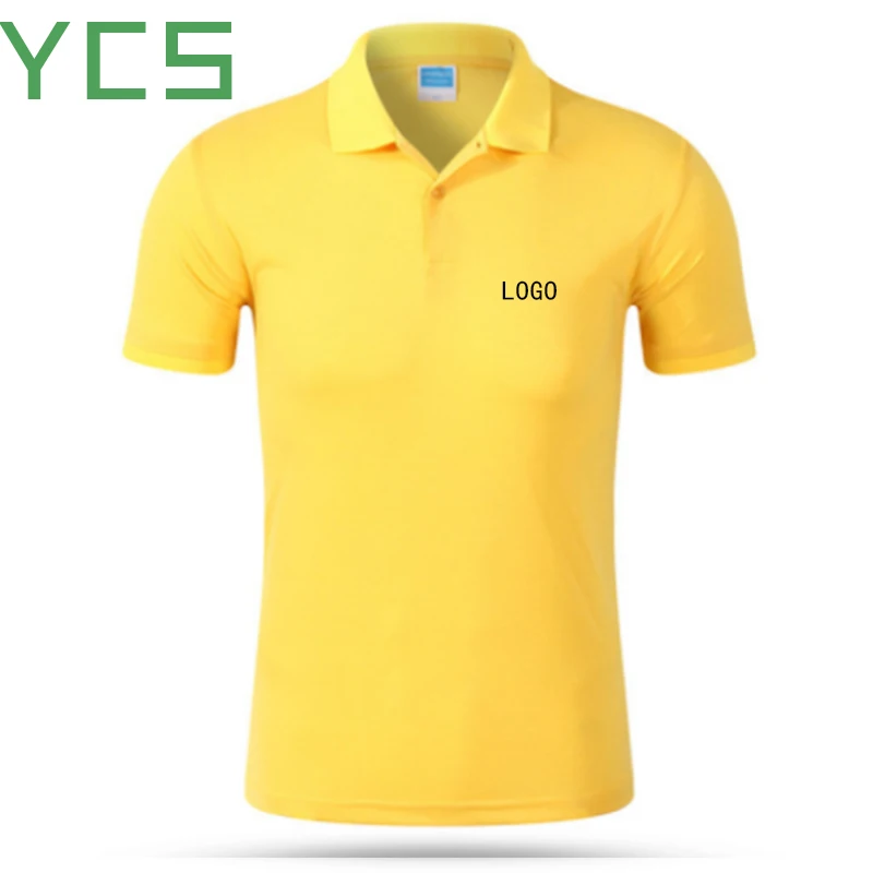 YCS магазин 14 узоров шелк хлопок индивидуальная рубашка поло для мужчин с