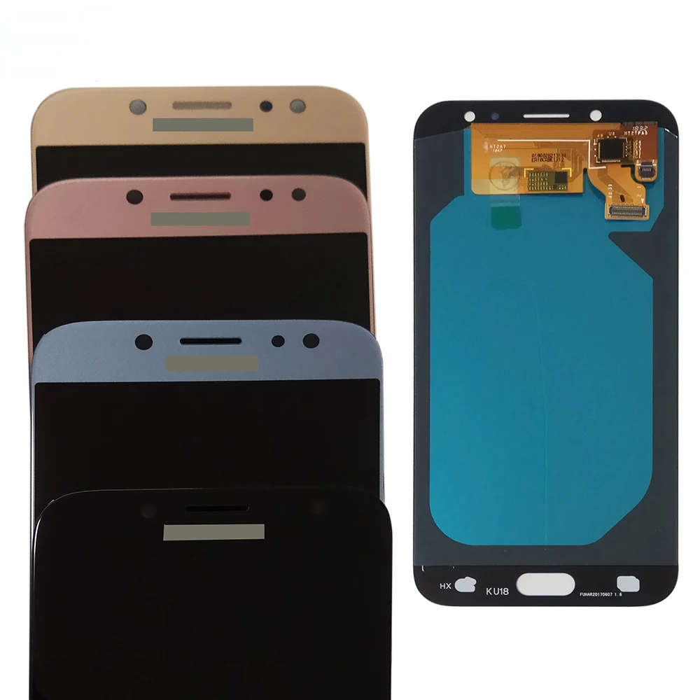 Отрегулируйте AMOLED/TFT экран для Samsung Galaxy J7 j730 дисплей J730F lcd J730M сенсорный дигитайзер стекло сборка J7 lcd