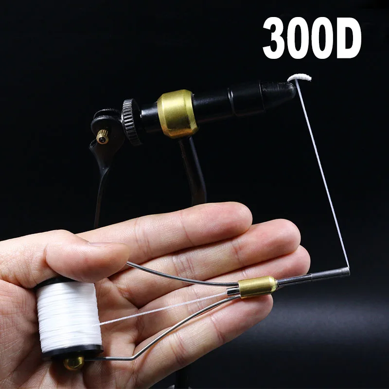 Рояль ssi 2 spools растягивающаяся нить для подвешивания мухи 600D & 300D завязывания в