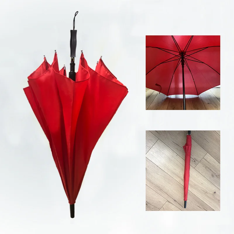 Качественный зеленый, красный, желтый зонт от дождя для женщин Parapluie Femme для мужчин ветрозащитный Paraguas алюминий, стеклопластик, прочная рама Chuva Zont - Цвет: 1
