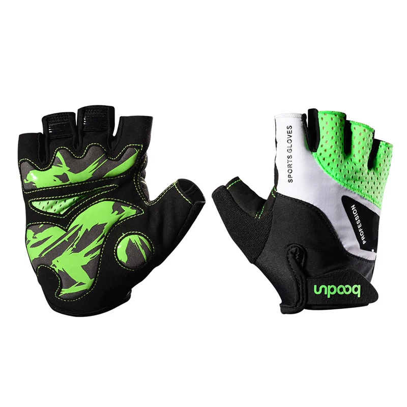 Boodun Half Finger Summer Shockproof Cycling Bike Gloves Outdoor Sports Accessories non-slip breathable Road Bicycle | Спорт и