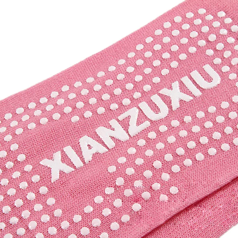 1 пара женские носки для йоги профессиональные Нескользящие осенне зимние