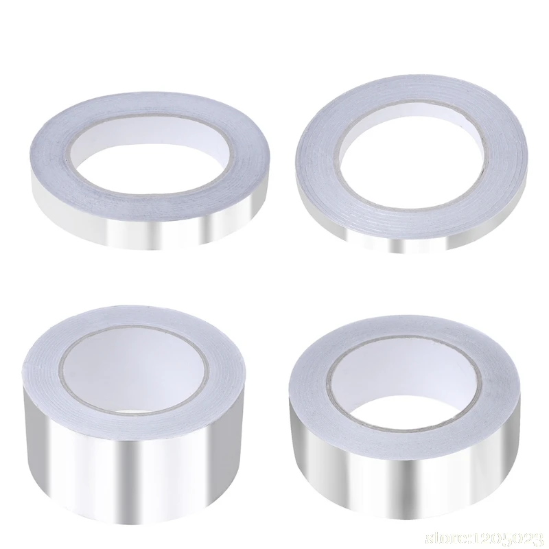 Липкая лента из алюминиевой фольги 40 метров стандартная устойчивая к высоким