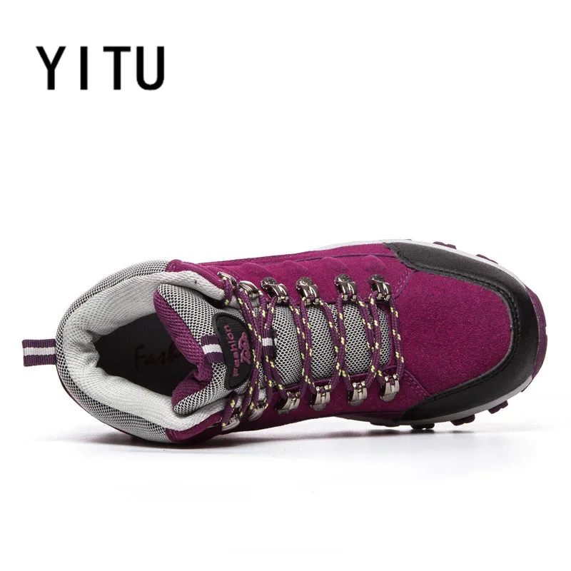 YITU Outventure женские походные кроссовки альпинистские высокие горный туризм Охота