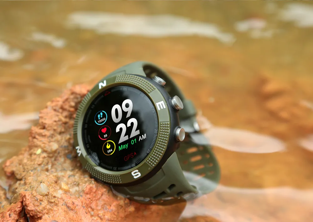 F18 3D экран умные часы Спортивные Bluetooth 4,2 IP68 Водонепроницаемые Смарт-часы gps напоминание о звонках Шагомер монитор сна 9,7