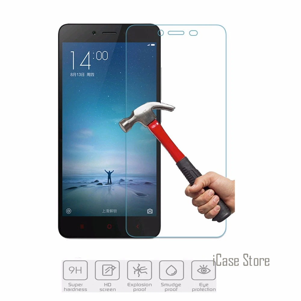9 H + Твердость Закаленное стекло пленка для Xiaomi Redmi Note2 Note 2 Защитная экрана чистые