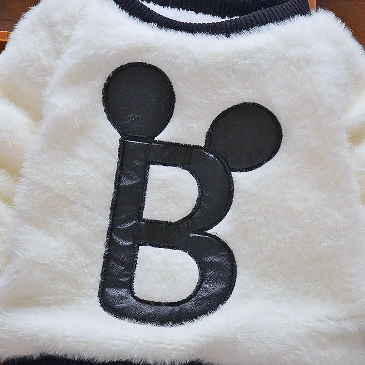 BibiCola детские свитера для мальчиков теплая одежда с рисунком детей девочек