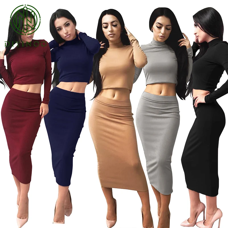 DIYINOO осень-зима Офисные женские туфли длинный рукав Высокий воротник модные