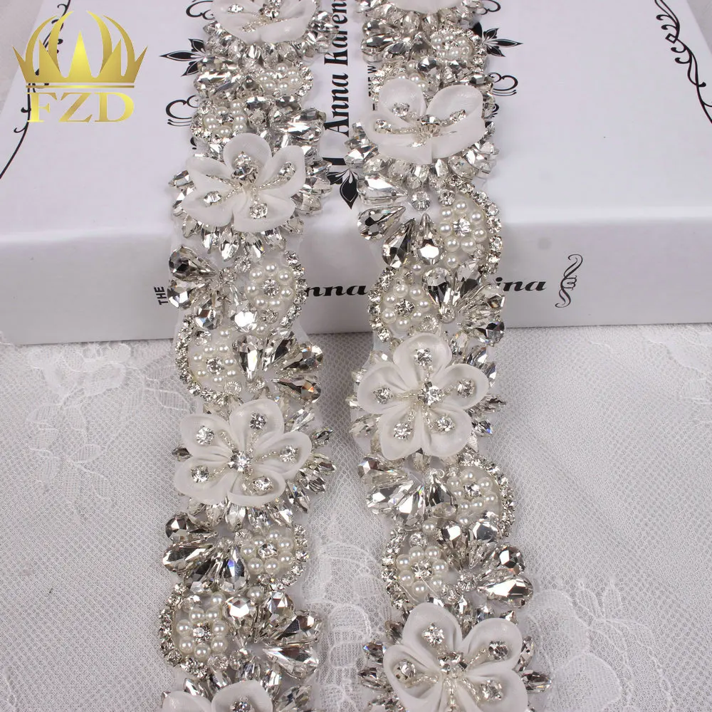 (5 метров) оптовая продажа 1 ярд Hot Fix железа на Вышивание Камни и кристаллами