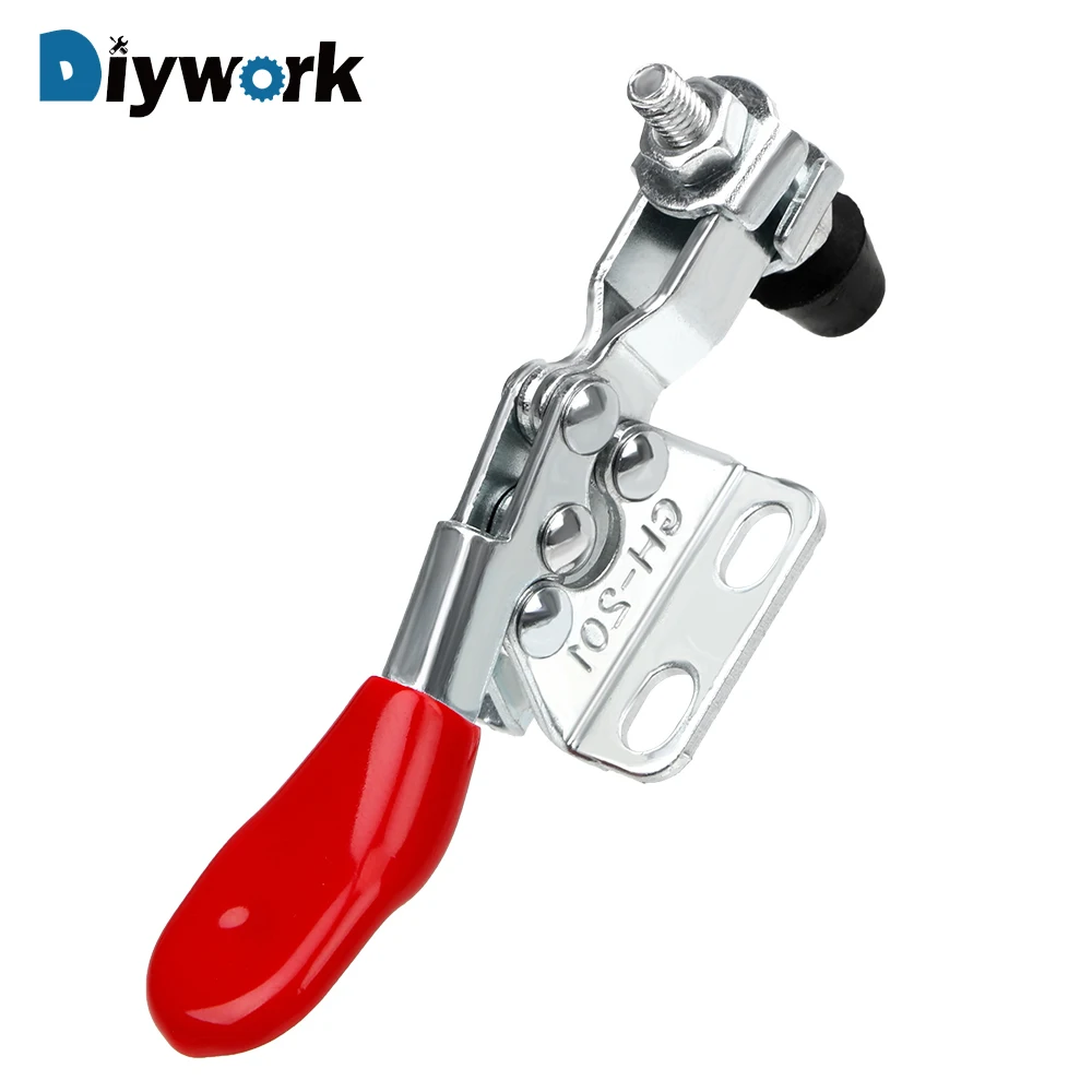 DIYWORK Горизонтальный зажим быстро фиксирующий ручной инструмент рычаг крепежа Универсальный быстрый зажим вертикальный крепеж