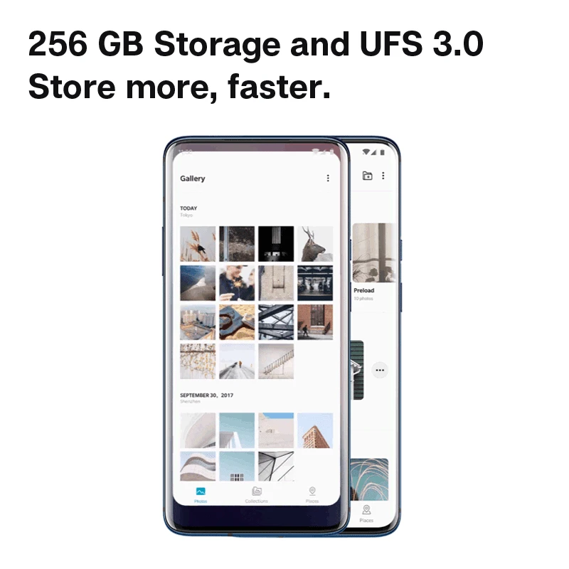 Оригинальный смартфон OnePlus 7 Pro 8 ГБ 256 Snapdragon 855 48 МП тройная камера заднего вида 6 67