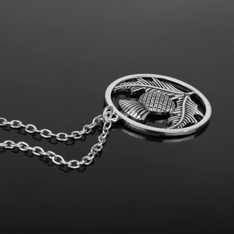 Outlander шотландский национальный цветок кулон ожерелье овальная Шотландия Thistle с