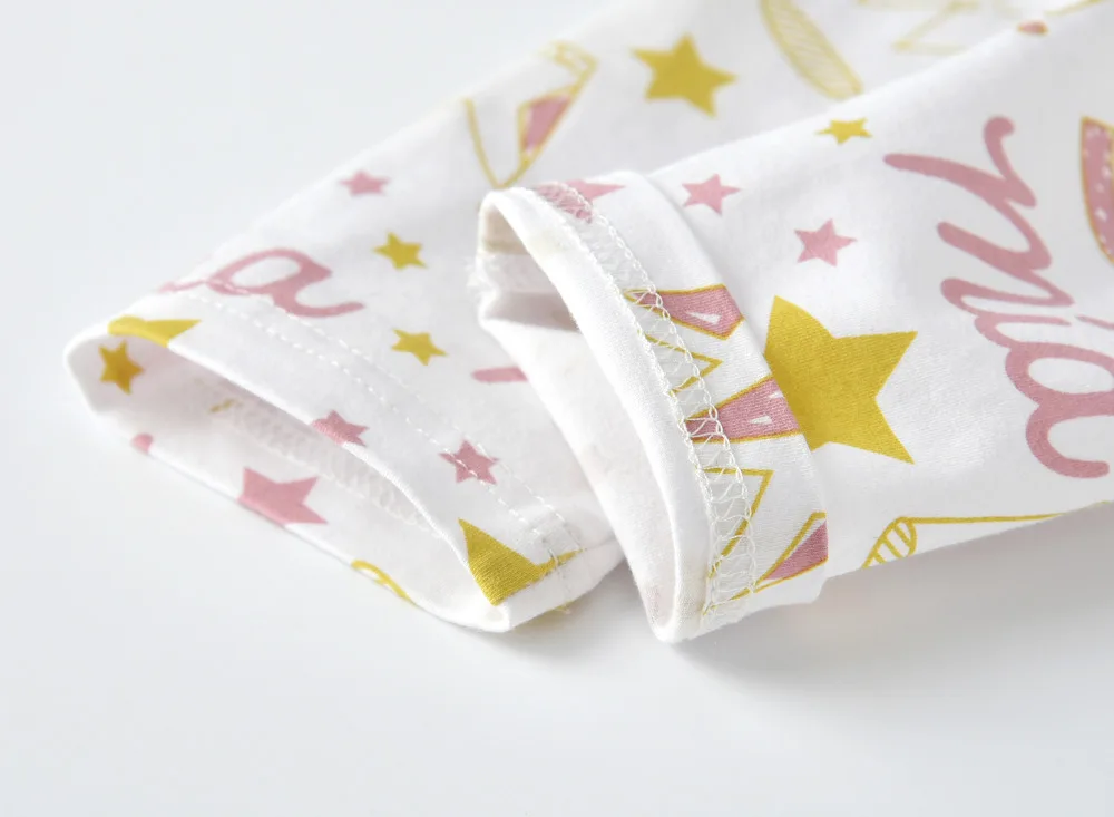 2 шт./комплект детский хлопковый комбинезон с коротким рукавом и штаны|baby girl