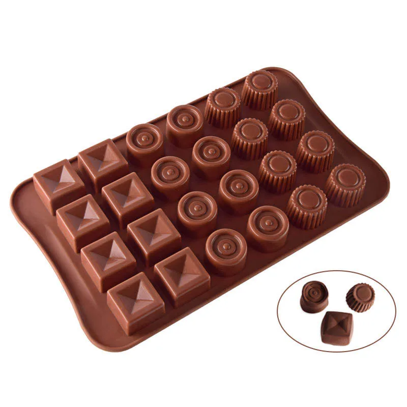 Силиконовые классические формы для шоколада инструменты выпечки украшения на