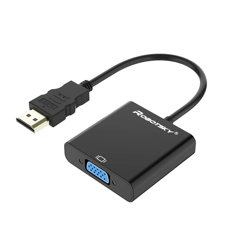 Full HD 1080P HDMI к VGA адаптер цифро-аналоговый преобразователь кабель для Xbox PS4 ПК ноутбук ТВ коробка к проектору дисплей HD tv